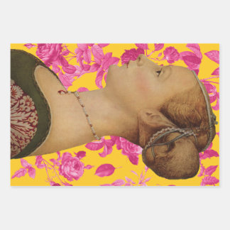 Piero del Pollaiuolo, Portrait of a Young Woman Wrapping Paper Sheet