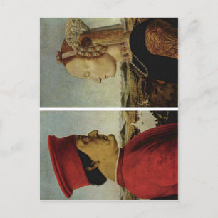 Piero della Francesca Battista Sforza Federico da Postcard