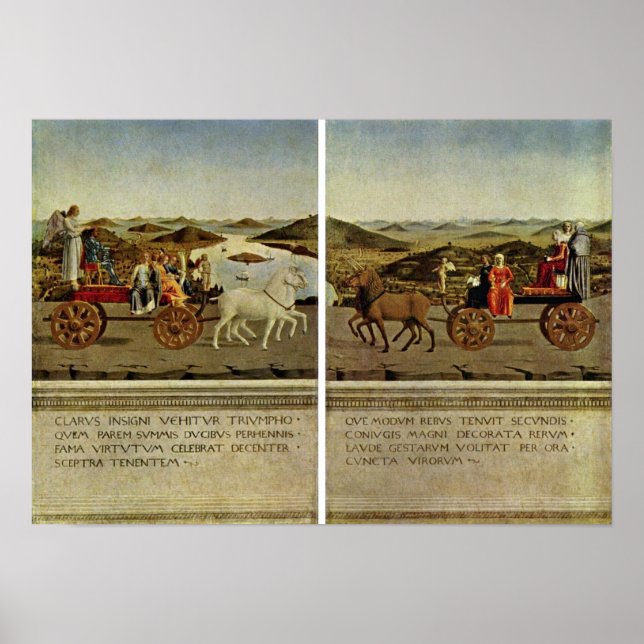 Piero della Francesca - Triumph of the Duke Poster (Front)