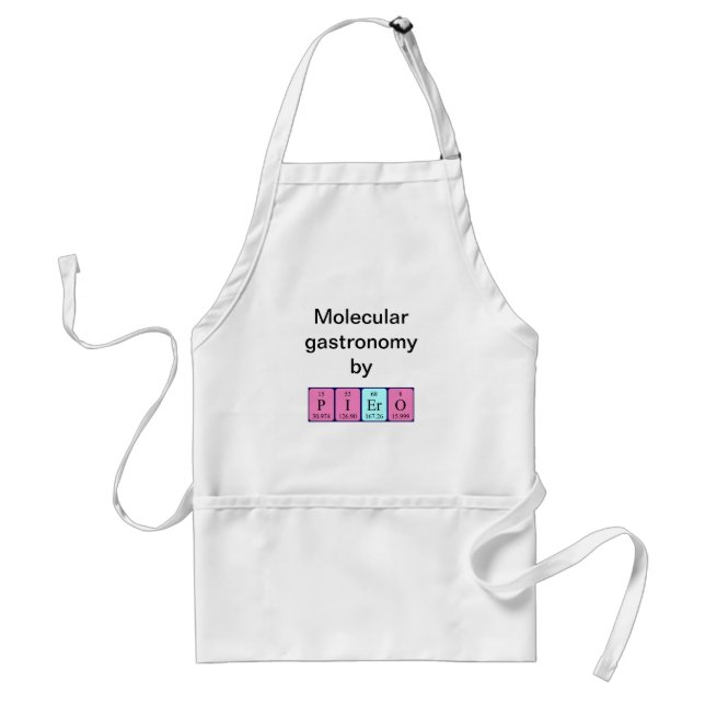 Piero periodic table name apron (Front)