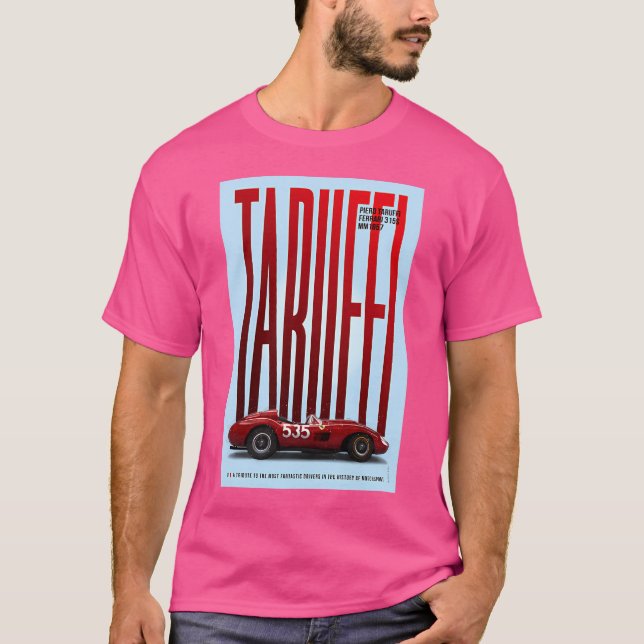 Piero Taruffi Tribute Ferrari 315S T-Shirt (Front)