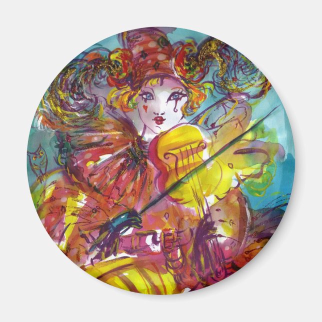 PIERO / Venetian Carnival Night Magnet (Front)