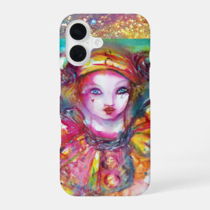 PIERO WITH CAT Venetian Masquerade Mask iPhone 16 Case