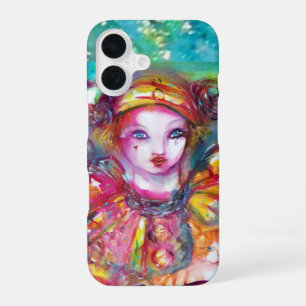 PIERO WITH CAT Venetian Masquerade Masks iPhone 16 Case