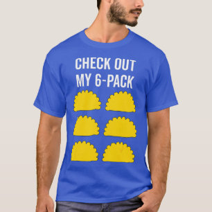 Pierogi 6 Pack Polish Culture Poland Gym Six T-Shirt