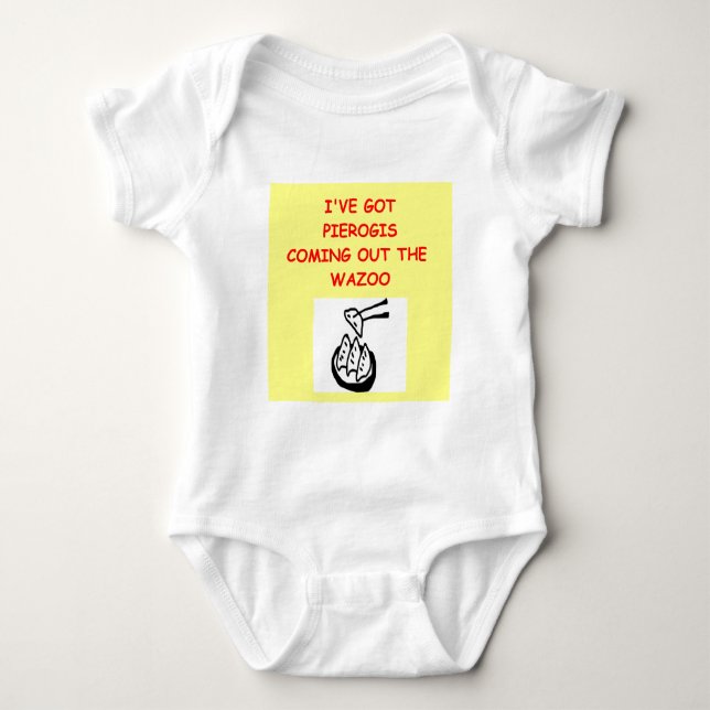 pierogi baby bodysuit (Front)