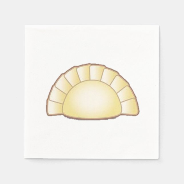 Pierogi Cocktail Napkin (Front)