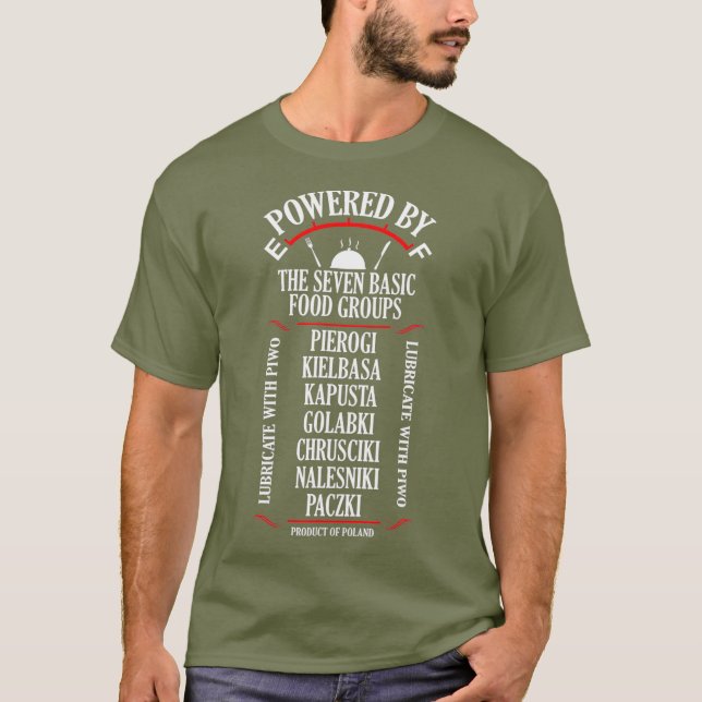 Pierogi Kielbasa Paczki Polish Food Cuisine Day T-Shirt (Front)