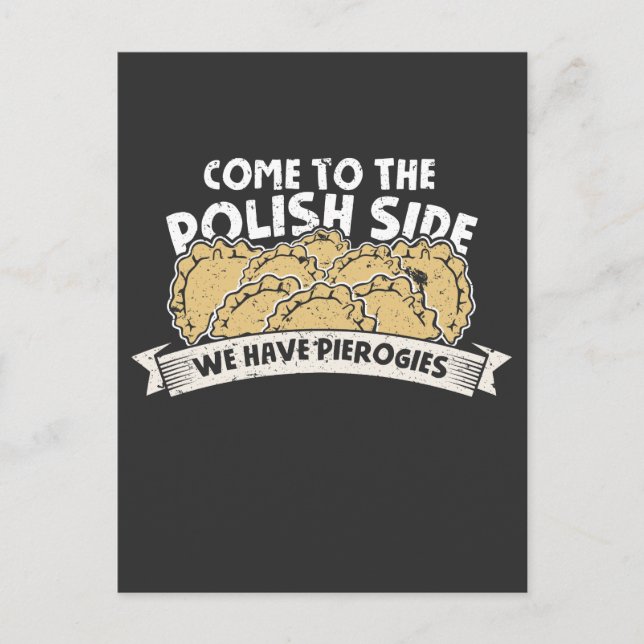 Pierogi Maker polish Foodie Poland Noodles Postcard (Front)