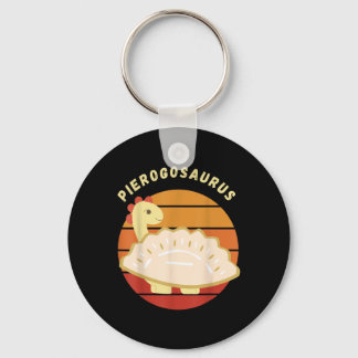 Pierogi Polish Pierogosaurus Poland Dumplings Pier Key Ring
