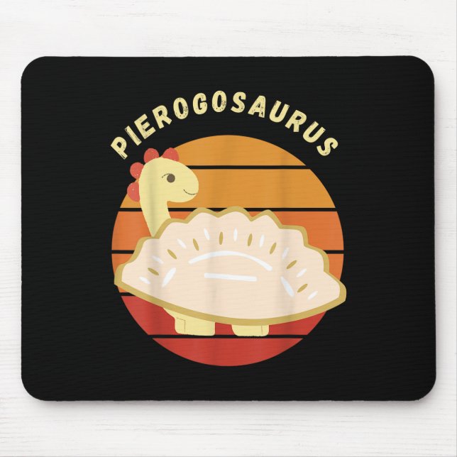 Pierogi Polish Pierogosaurus Poland Dumplings Pier Mouse Mat (Front)