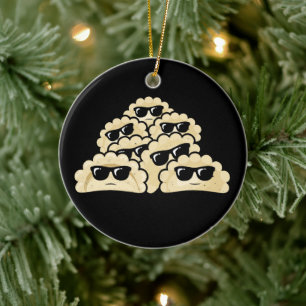 Pierogi Squad, Pierogi Lover, Pierogies Polish Ceramic Tree Decoration