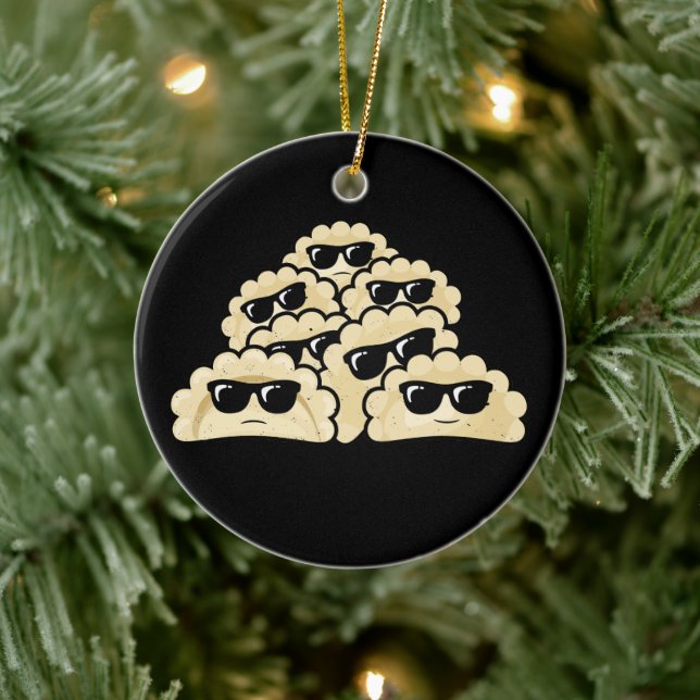Pierogi Squad, Pierogi Lover, Pierogies Polish Ceramic Tree Decoration (Tree)
