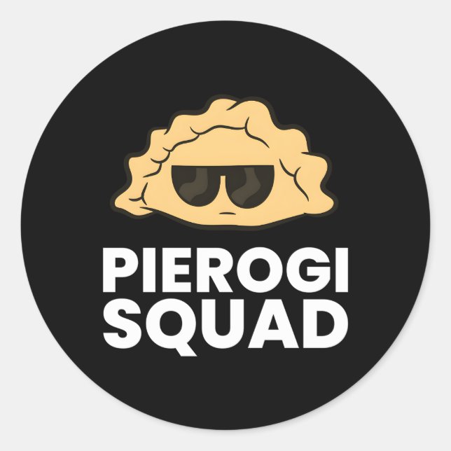 Pierogi Squad Poland Pierogi Classic Round Sticker (Front)