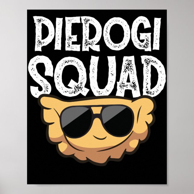 Pierogi Squad Polish Food Poland Funny Poster (Front)