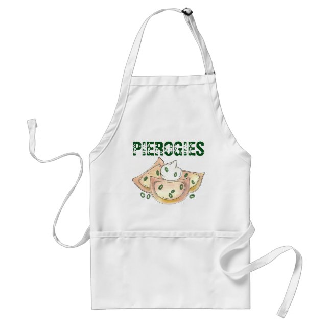 Pierogies Polish Cuisine Potato Dumplings Foodie Standard Apron (Front)