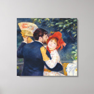 Pierre A Renoir A Dance in the Country Canvas Print