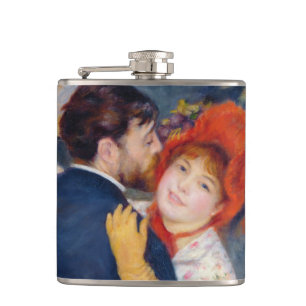 Pierre A Renoir A Dance in the Country Hip Flask