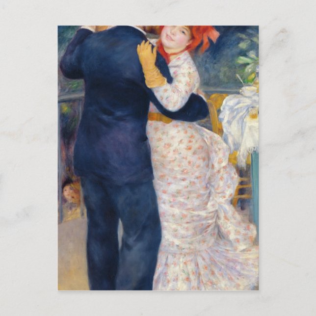 Pierre A Renoir | A Dance in the Country Postcard (Front)