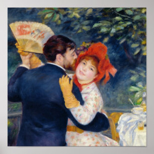 Pierre A Renoir   A Dance in the Country Poster