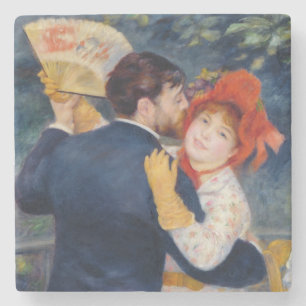 Pierre A Renoir A Dance in the Country Stone Coaster
