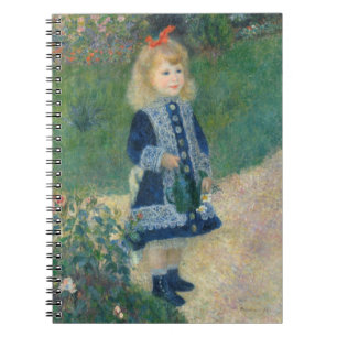 Pierre A Renoir A Girl with a Watering Can Notebook