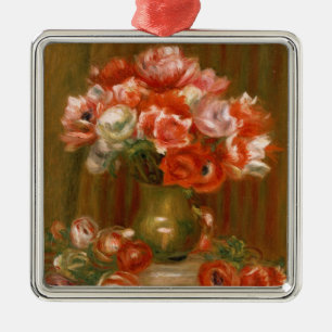 Pierre A Renoir Anemones Metal Tree Decoration