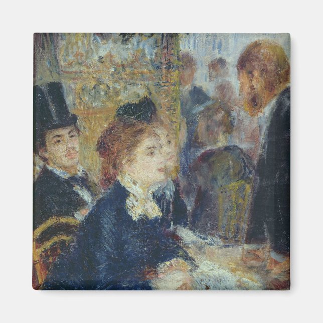 Pierre A Renoir | At the Caf? Magnet (Front)