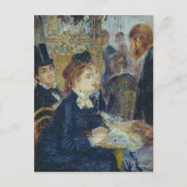 Pierre A Renoir | At the Caf? Postcard (Front)