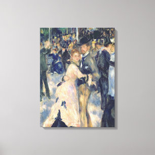 Pierre A Renoir Ball at the Moulin de la Galette Canvas Print