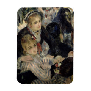 Pierre A Renoir Ball at the Moulin de la Galette Magnet