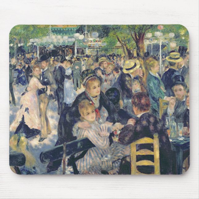 Pierre A Renoir | Ball at the Moulin de la Galette Mouse Mat (Front)