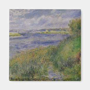 Pierre A Renoir Banks of the Seine, Champrosay Magnet