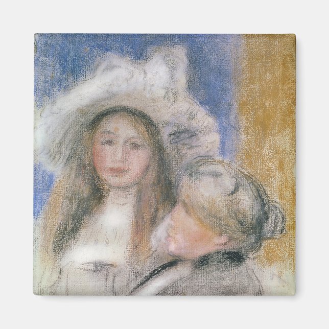 Pierre A Renoir | Berthe Morisot and her Daughter Magnet (Front)