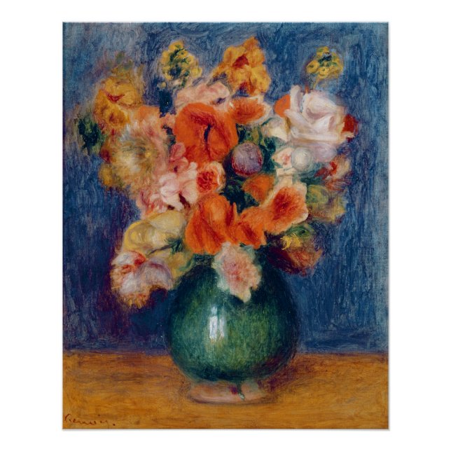 Pierre A Renoir | Bouquet Poster (Front)