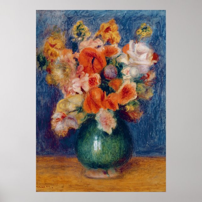 Pierre A Renoir | Bouquet Poster (Front)