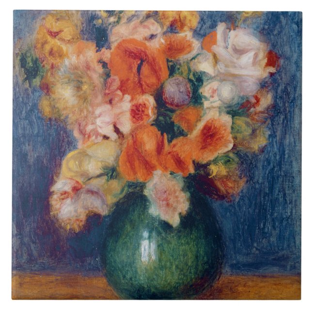 Pierre A Renoir | Bouquet Tile (Front)