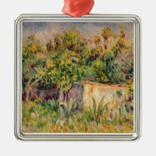 Pierre A Renoir Cabin in a Clearing in a Wood Metal Tree Decoration