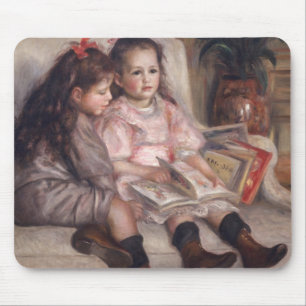 Pierre A Renoir Children Of Martial Caillebotte Mouse Mat