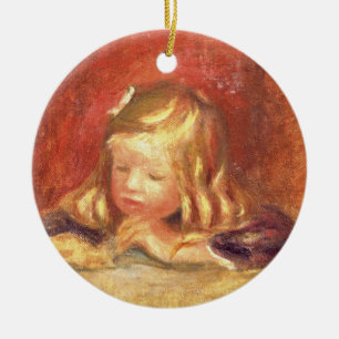 Pierre A Renoir Coco at the Table Ceramic Tree Decoration