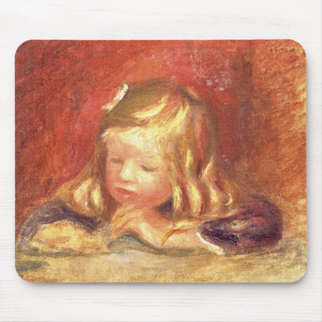Pierre A Renoir | Coco at the Table  Mouse Mat (Front)