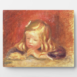 Pierre A Renoir   Coco at the Table  Plaque