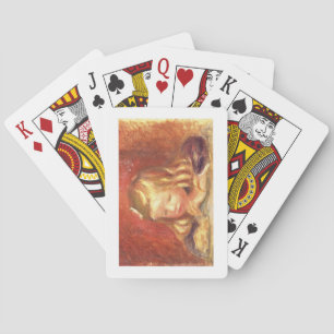 Pierre A Renoir Coco at the Table Playing Cards