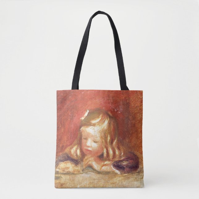Pierre A Renoir | Coco at the Table  Tote Bag (Front)