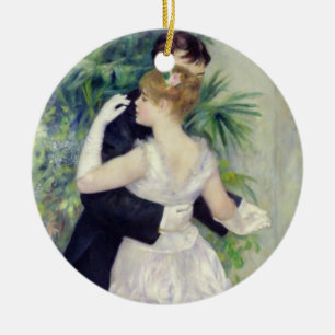 Pierre A Renoir   Dance in the City Ceramic Tree Decoration