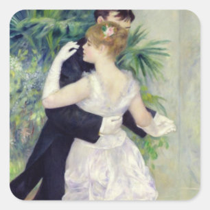 Pierre A Renoir   Dance in the City Square Sticker