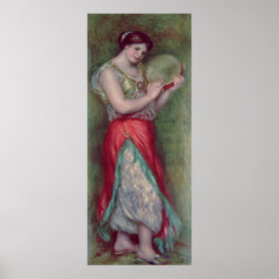 Pierre A Renoir   Dancing Girl with Tambourine Poster