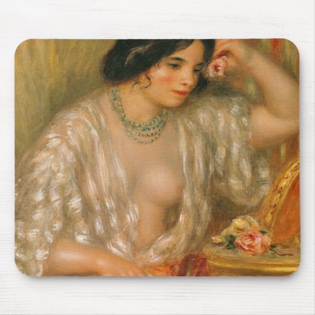 Pierre A Renoir | Gabrielle with Jewellery Mouse Mat (Front)
