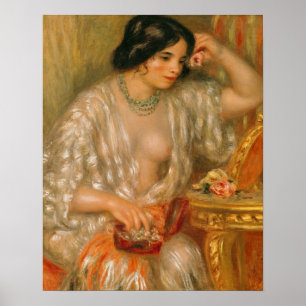 Pierre A Renoir   Gabrielle with Jewellery Poster