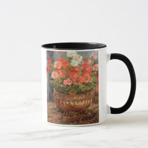 Pierre A Renoir   Geraniums in a Copper Basin Mug
